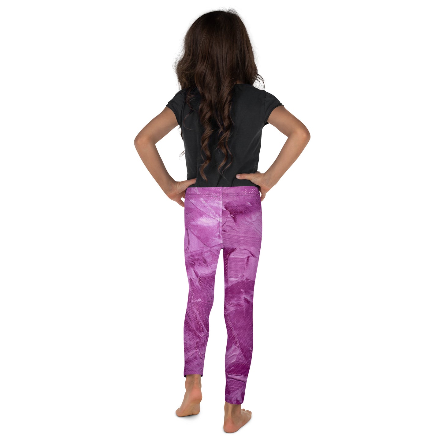 Ebonized Mulberry Girl's Leggings - FLAKOUT