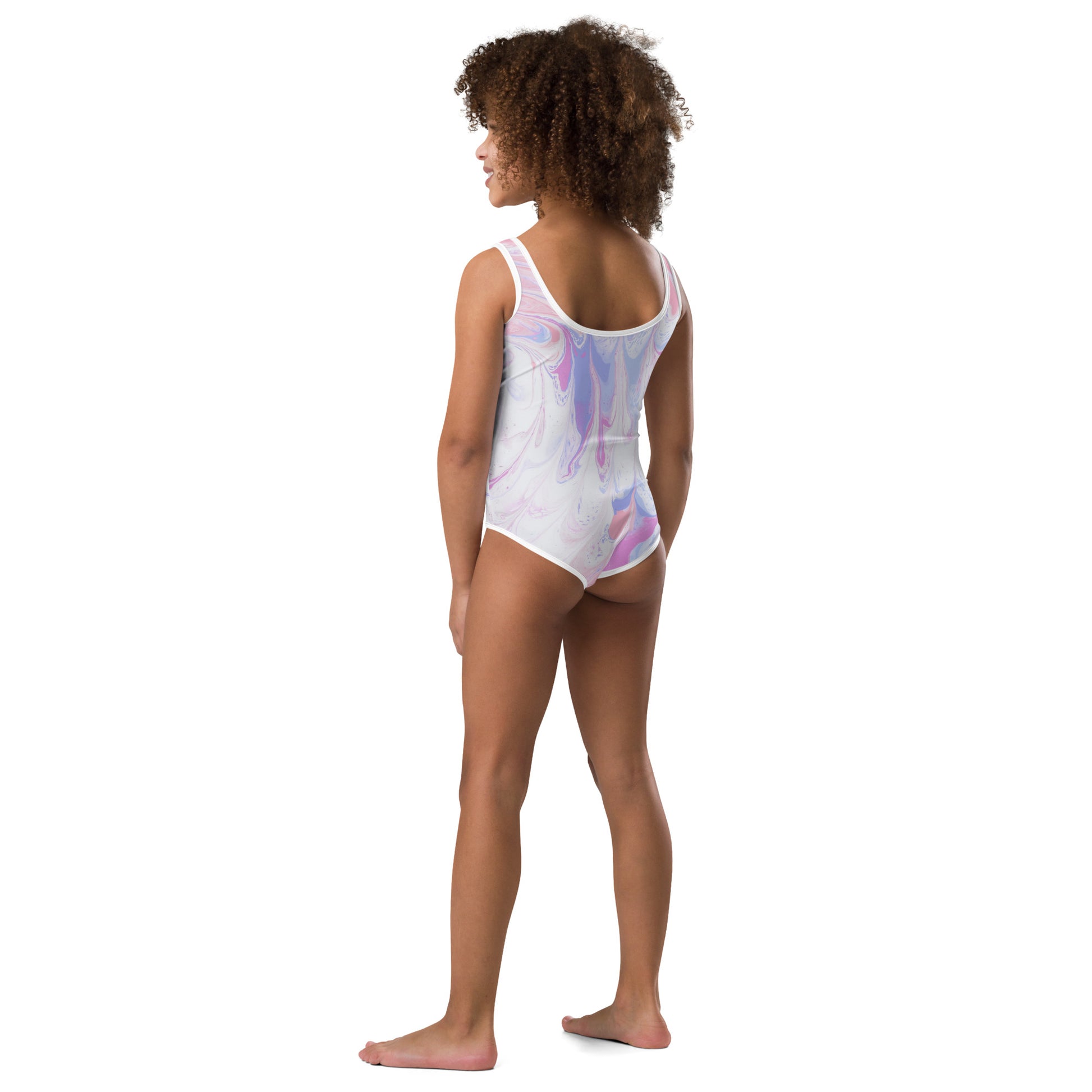 Fluid Colors Flair Girl's Swimsuit - FLAKOUT