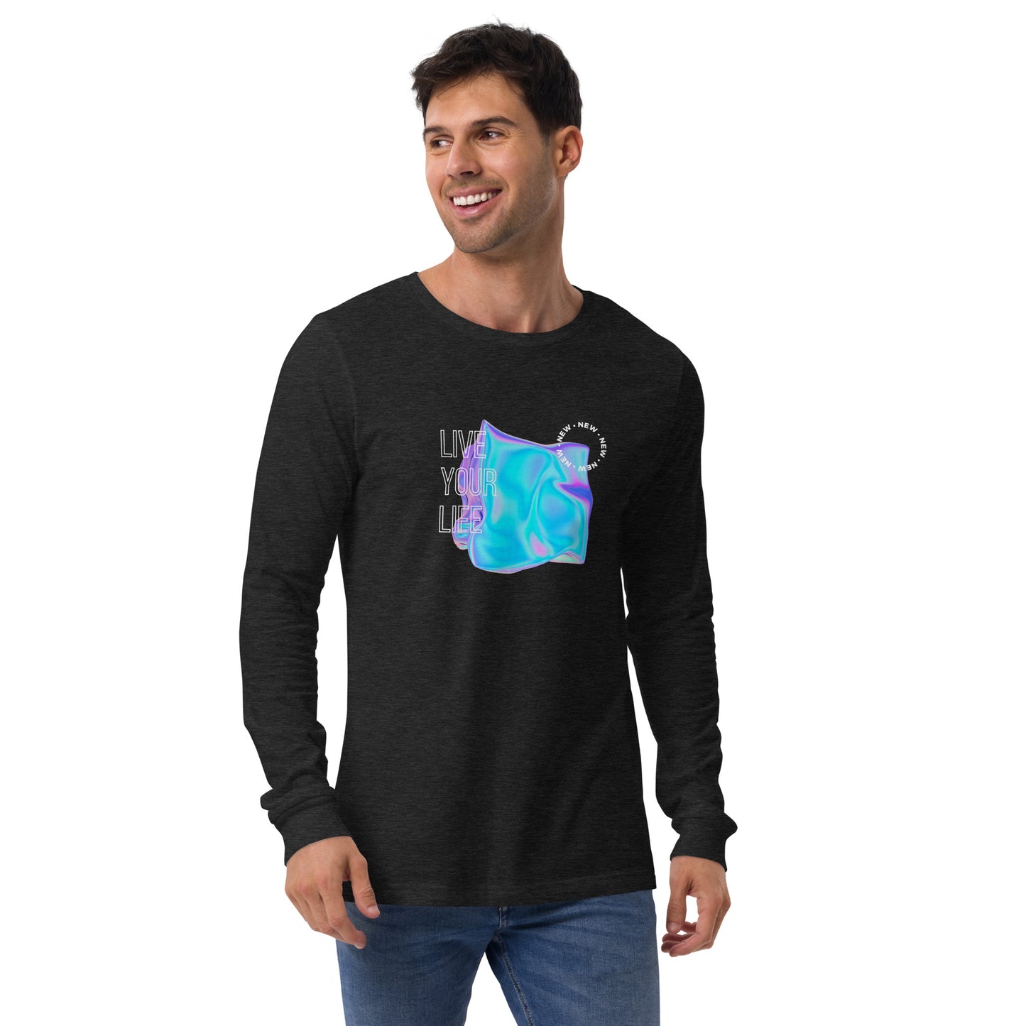 Vivid Existence Live Your Life Long Sleeve Tee - FLAKOUT