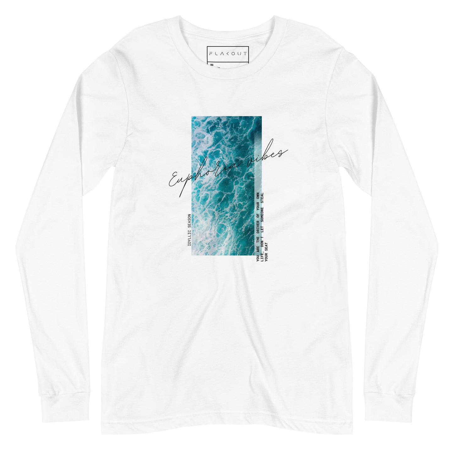 Long Sleeve Tee Euphoria Vibes - FLAKOUT