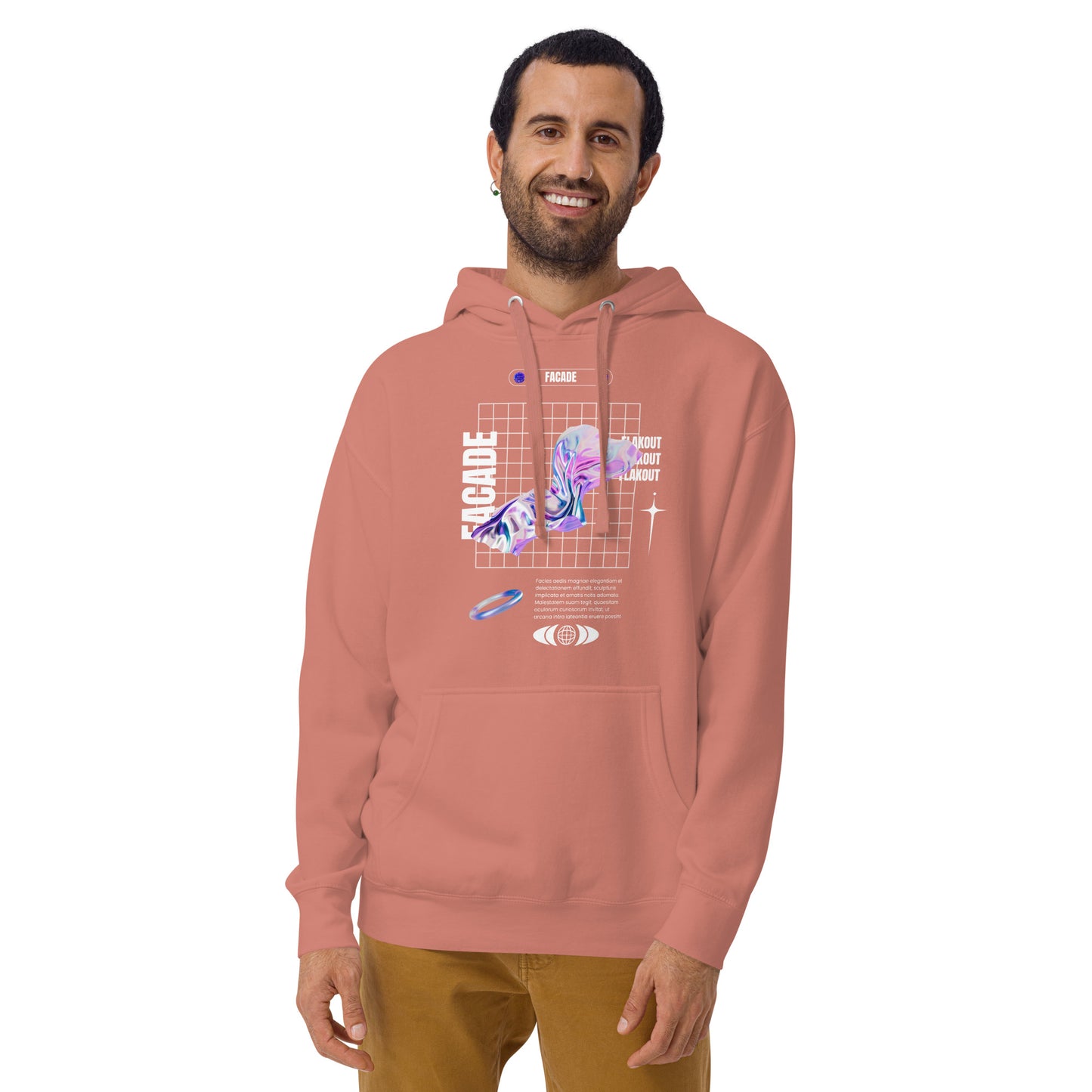 Facade Unisex Hoodie - FLAKOUT