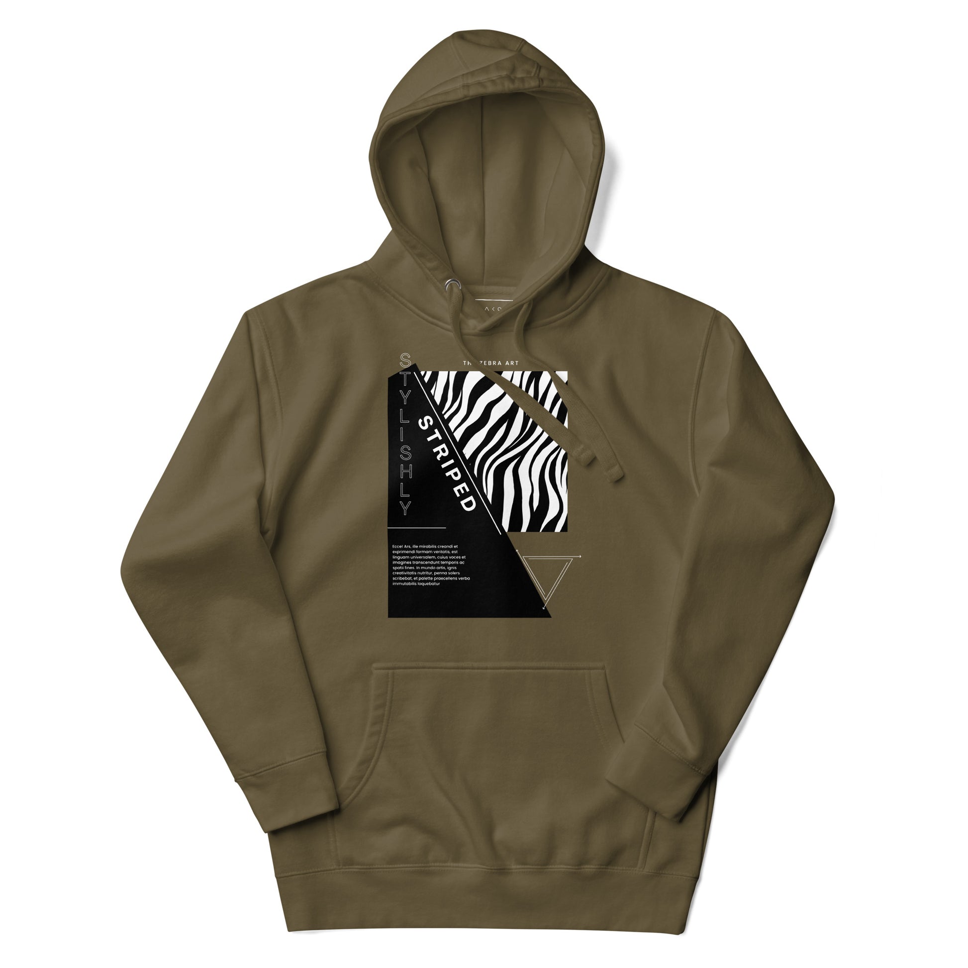 The Zebra Art Unisex Hoodie - FLAKOUT