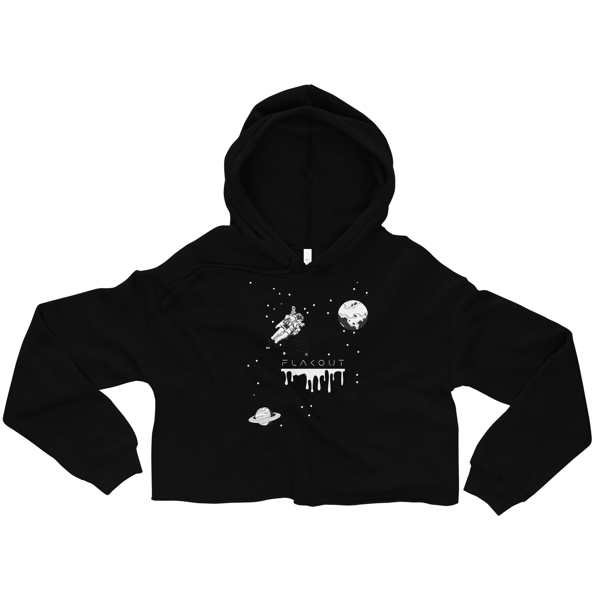 Women's Crop Hoodie Astronaut - FLAKOUT