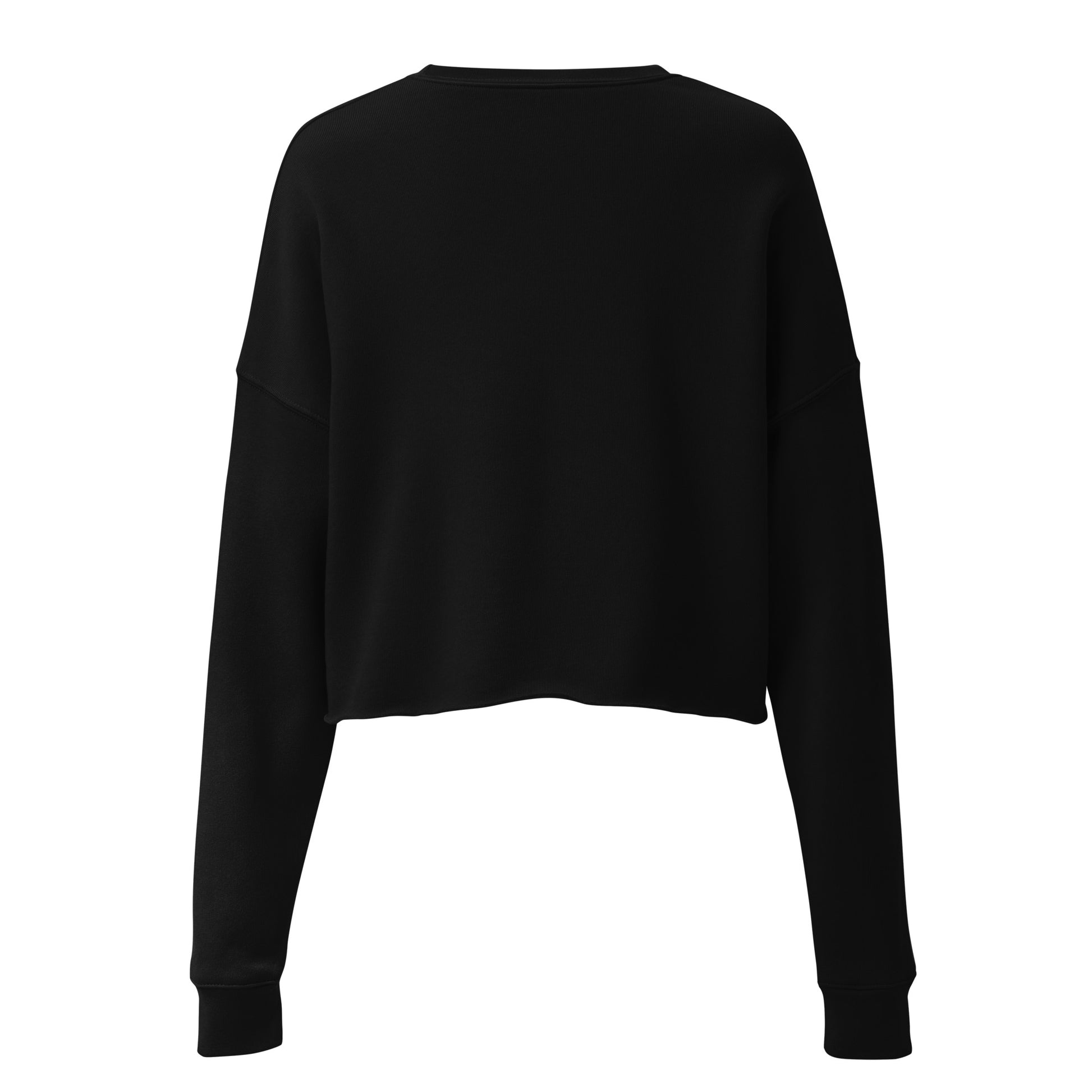 Divine Grace Blessed Women's Crop Sweatshirt - Black - FLAKOUT