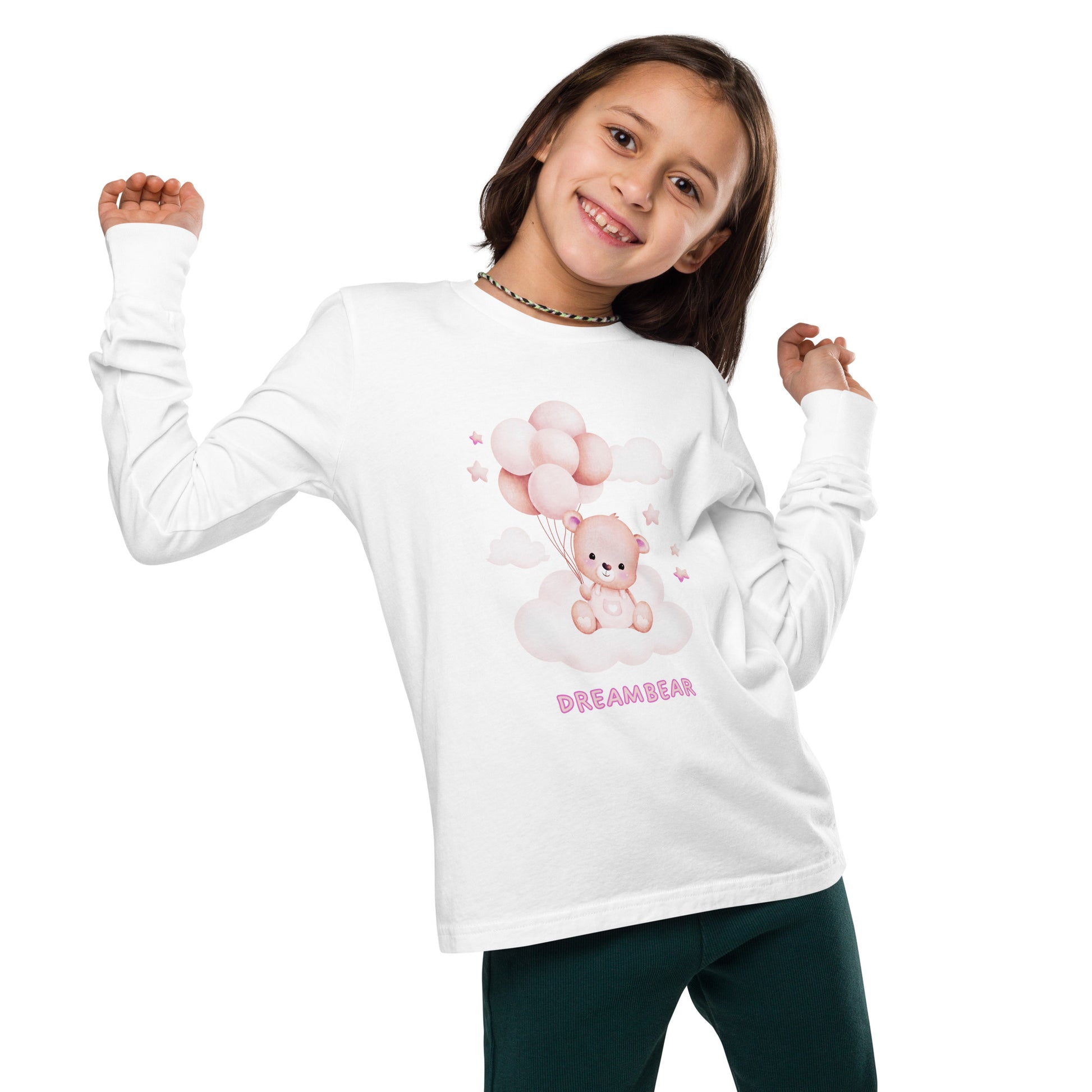 Dreambear Girl's Long Sleeve Tee - FLAKOUT