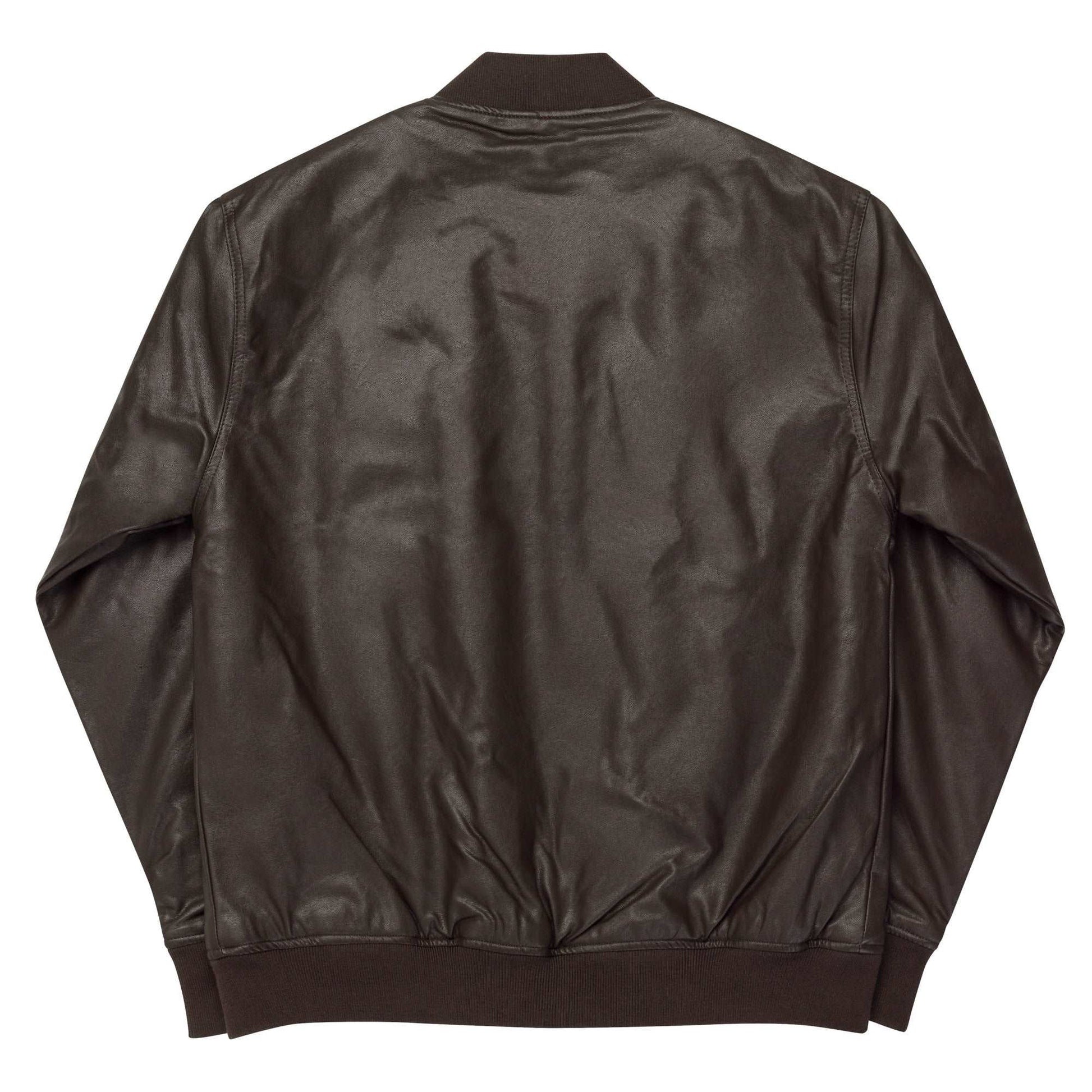 Leather Bomber Jacket - FLAKOUT