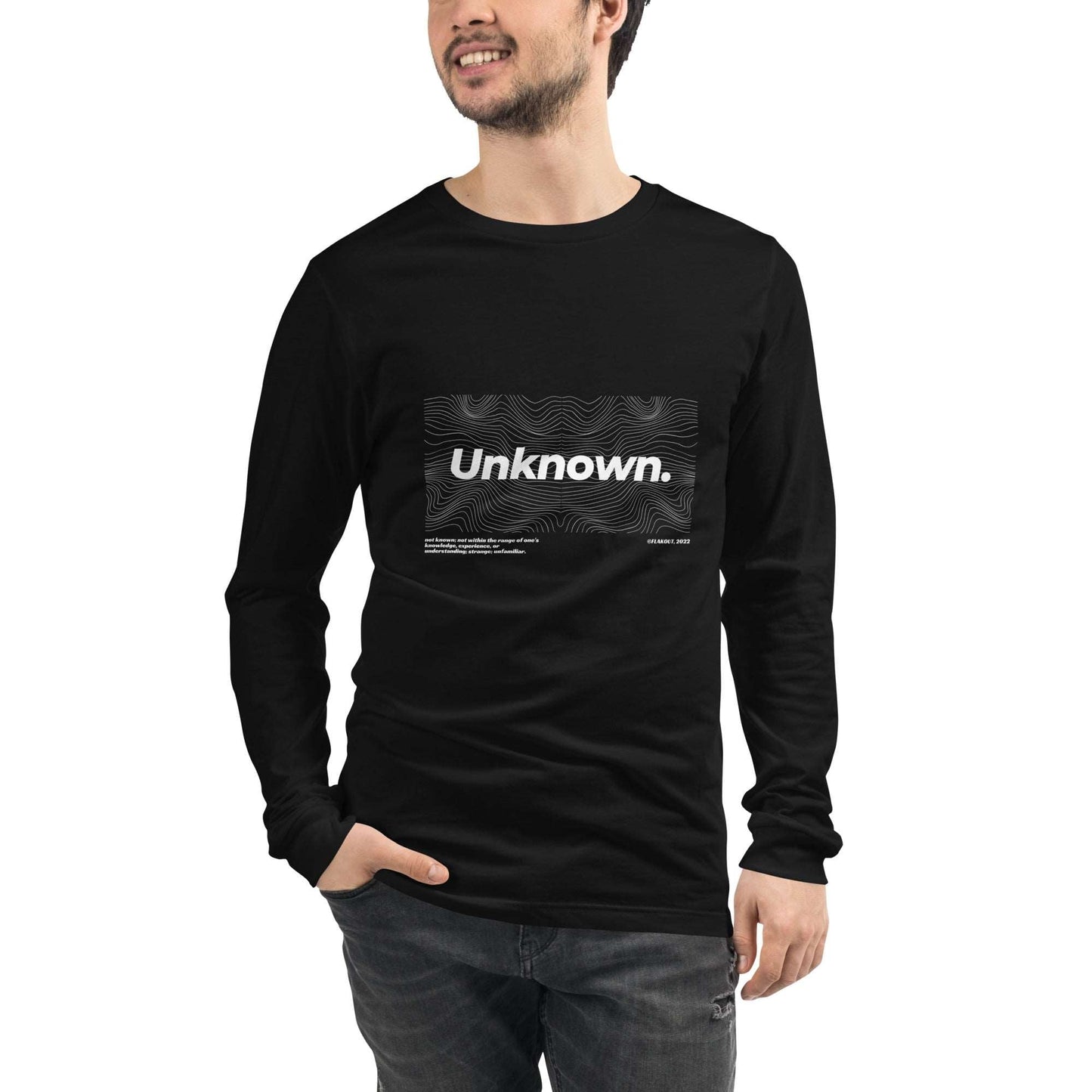 Veil Of The Unknown. Long Sleeve Tee - FLAKOUT