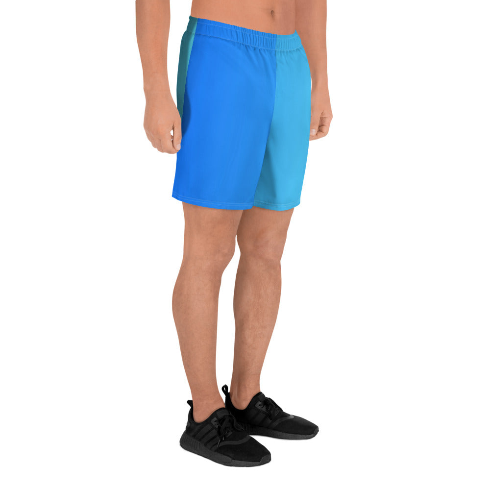 Breezy Azure Men's Swim - Athletic Shorts - FLAKOUT